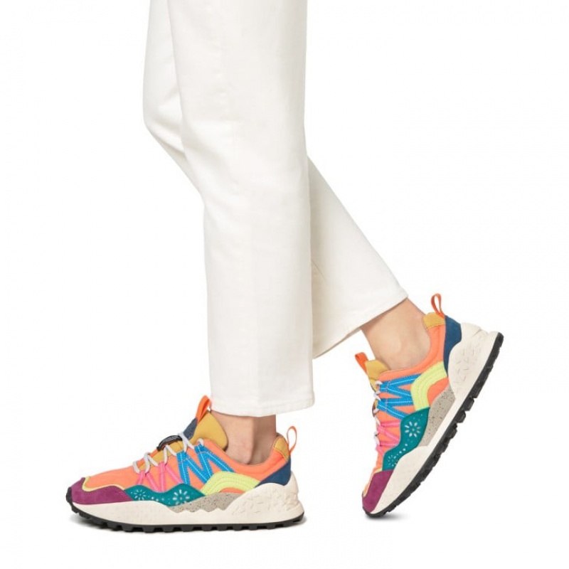 Flower Mountain WASHI Joggesko Dame Multicolor | NOEZKSH